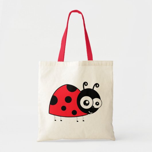 Cartoon Ladybug Tote Bag (Voorkant)