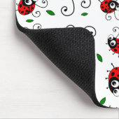 Cartoon ladybugs-patroon muismat (Hoek)