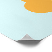 Cartoon Leeuw Kinderen Muur Kunst Poster (Hoek)