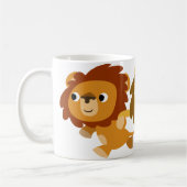 Cartoon-leeuwen in een Mok Snel (Links)