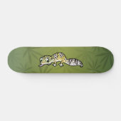 Cartoon Leopard Gecko Skateboard (Horizontaal)