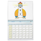 Cartoon Lighthouse Kalender (Jan 2026)