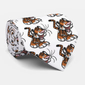 Cartoon Lil'Tiger cravate (carrelage) (Roulé)