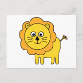 Cartoon Lion Briefkaart (Voorkant)