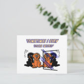 Cartoon Lion Briefkaart (Staand voorkant)