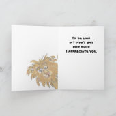 Cartoon Lion dank je wel kaarten (Binnen)