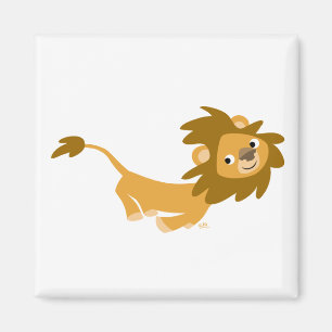 Cartoon Lion magnet Magneet