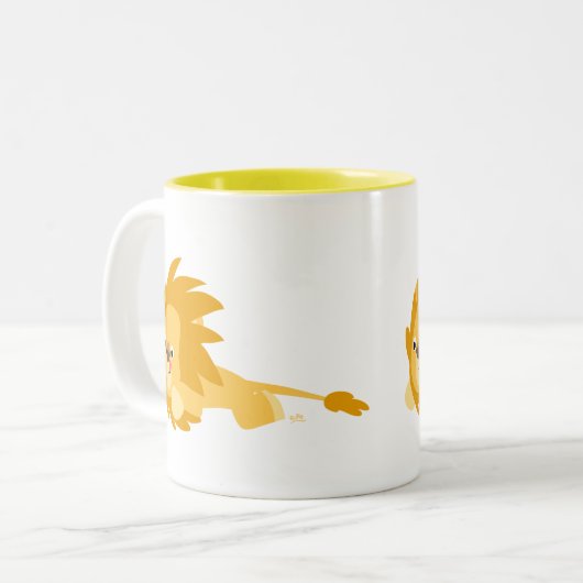 Cartoon Lion Mug Bouncon (Devant gauche)