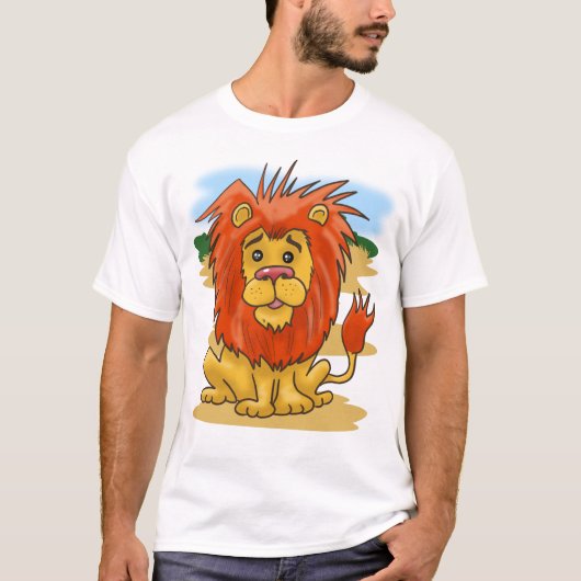 Cartoon Lion T-shirt (Voorkant)