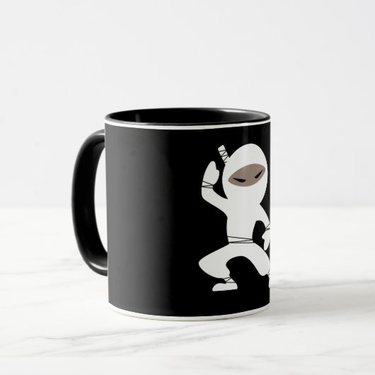 Cartoon Little Ninja Warrior Mok (Voorkant links)