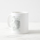 cartoon lizard monster koffiemok (Voorkant links)