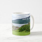 Cartoon Loch Ness Monster Funny Scotland Gift Koffiemok (Voorkant rechts)