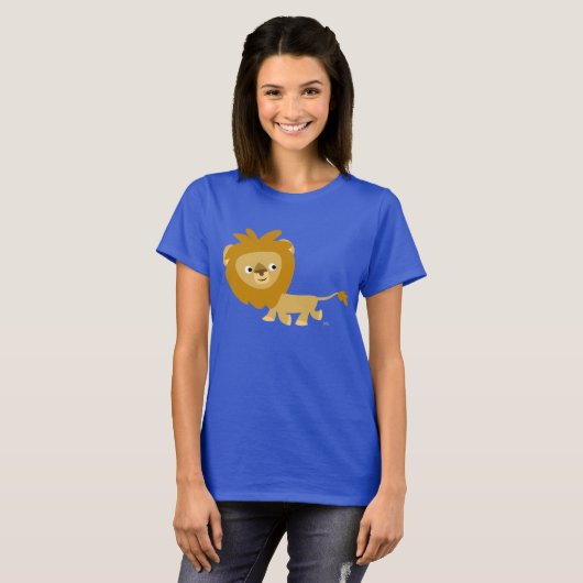 Cartoon Lon Vrouwen T-shirt (Voorkant volledig)