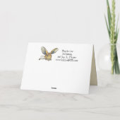 Cartoon Long Eared Jerboa Kaart (Achterkant)