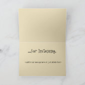 Cartoon Long Eared Jerboa Kaart (Binnen)