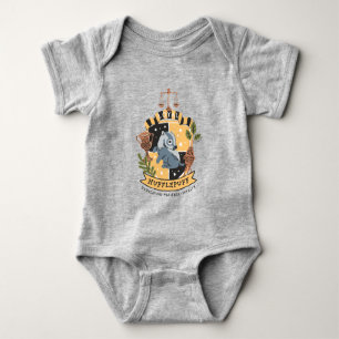 Cartoon Loyal Hufflepuff Romper