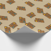 Cartoon Luggage Cadeaupapier (Hoek)