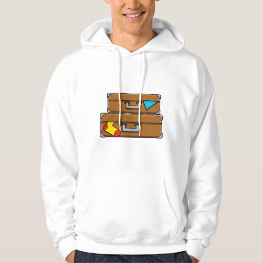 Cartoon Luggage Hoodie (Voorkant)
