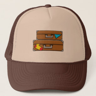 Cartoon Luggage Trucker Pet