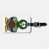Cartoon Mallard Duck Bagagelabels (Voorkant horizontaal)
