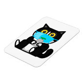 Cartoon Manchy's Stay safe Magnet (Côté Gauche)