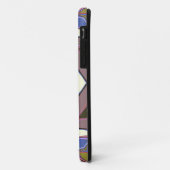 Cartoon Mandala Flower Blue Pink and Yellow Case-Mate iPhone Case (Achterkant/links)