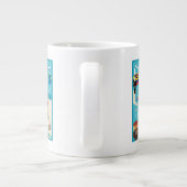 Cartoon Map of Colombia Extra Grote Beker (Achterkant)