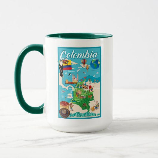 Cartoon Map of Colombia Mok (Links)