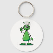 Cartoon Martian Sleutelhanger (Voorkant)