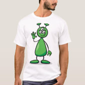 Cartoon Martian T-shirt (Voorkant)