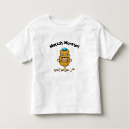 Cartoon Matzah Monster Pascha T-shirt