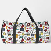 Cartoon Medisch Dokter Verpleegkundige Wetenschap Plunjezak (Voorkant)