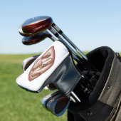 Cartoon met chocolade eclair golfheadcover (Insitu)