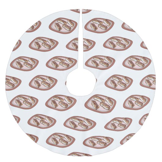 Cartoon met chocolade eclair kerstboom rok (Voorkant)