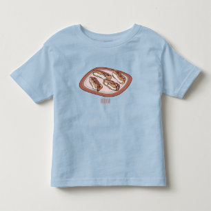 Cartoon met chocolade eclair kinder shirts