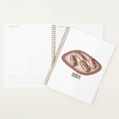 Cartoon met chocolade eclair planner (Display)