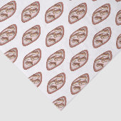 Cartoon met chocolade eclair tissuepapier (Detail)