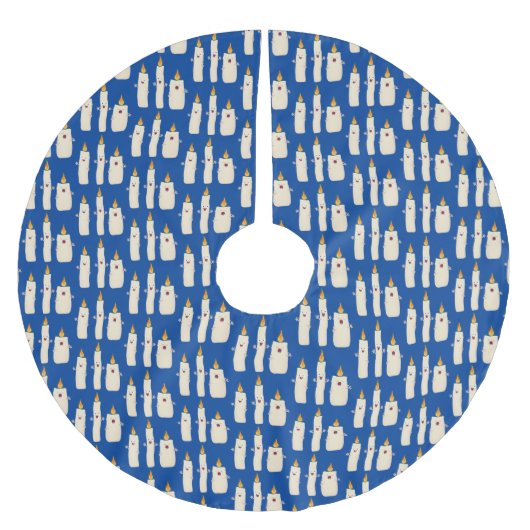 Cartoon met kutzend kaars kerstboom rok (Voorkant)