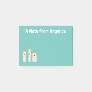 Cartoon met kutzend kaars post-it® notes