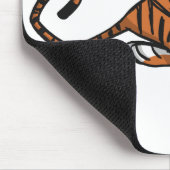 Cartoon met Tiger mousepad Muismat (Hoek)