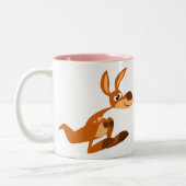 Cartoon mignon Silly Kangaroo mug (Gauche)