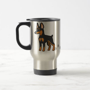 Cartoon Miniature Pinscher/Manchester Terrier Reisbeker