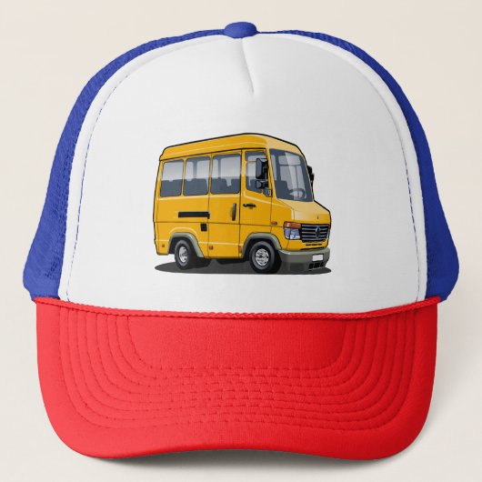 Cartoon-minibus Trucker Pet (Voorkant)