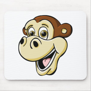 Cartoon Monkey Muismat