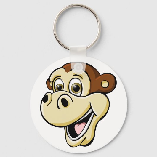 Cartoon Monkey Sleutelhanger (Voorkant)