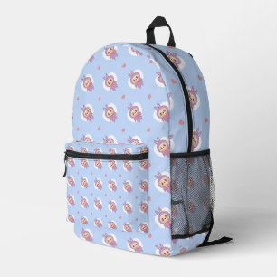 Cartoon Monster Pattern Naadloze bedrukte rugzak