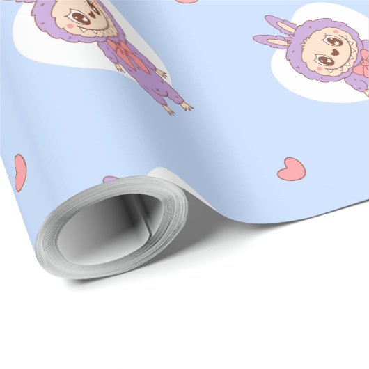 Cartoon Monster Pattern Seamless Cadeaupapier (Rol Hoek)