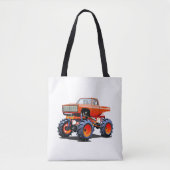 Cartoon monster truck draagtas (Voorkant)