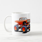 Cartoon monster truck koffiemok (Links)