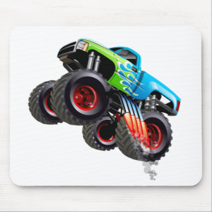 Cartoon Monster Truck Muismat